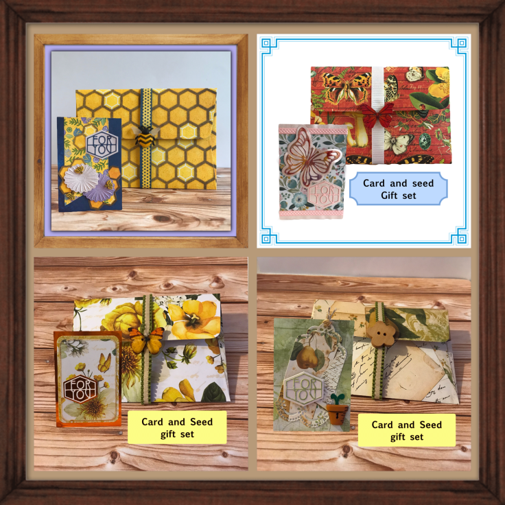 Wildflower seed and card gift sets